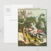 St. George und der Drache Postkarte (Vorne/Hinten)