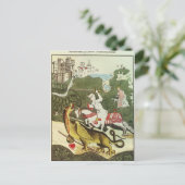 St. George und der Drache Postkarte (Stehend Vorderseite)