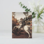 St. George und der Drache Postkarte (Stehend Vorderseite)