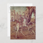 St. George und der Drache Postkarte (Vorne/Hinten)