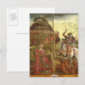St. George und der Drache Postkarte (Vorne/Hinten)