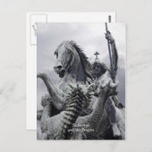St. George und der Drache Postkarte (Vorne/Hinten)