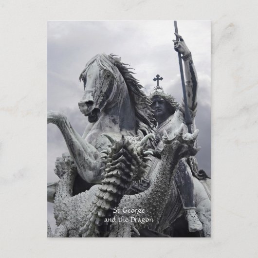 St. George und der Drache Postkarte (Vorderseite)