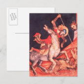 St. George und der Drache Postkarte (Vorne/Hinten)