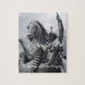 St George und der Drache Puzzle (Vertikal)