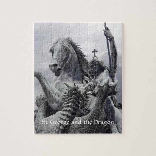 St George und der Drache Puzzle (Vertikal)