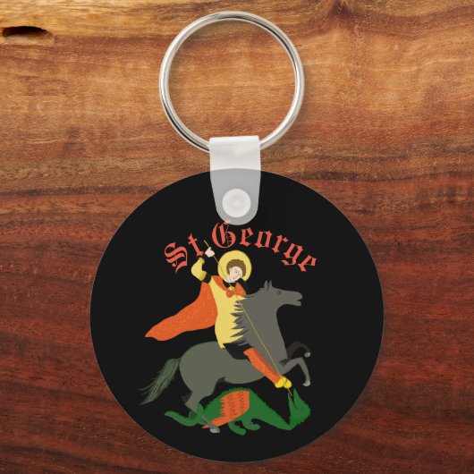 St. George und der Drache Schlüsselanhänger (Vorderseite)