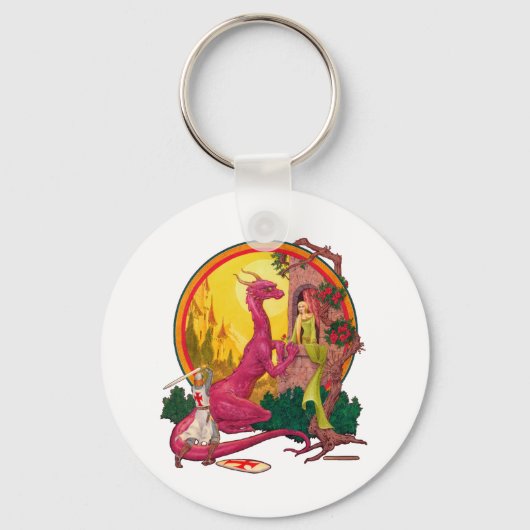 St. George und der Drache Schlüsselanhänger (Vorderseite)