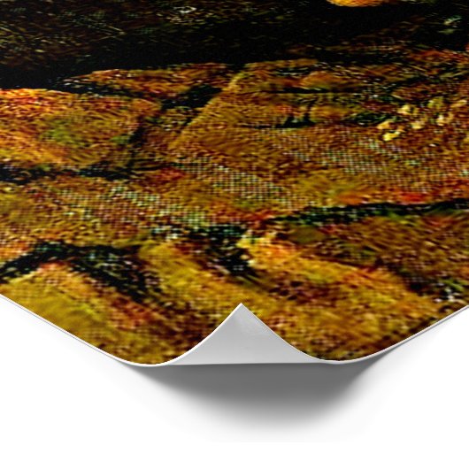 St. George und der Drache, schöne Kunst Poster (Ecke)