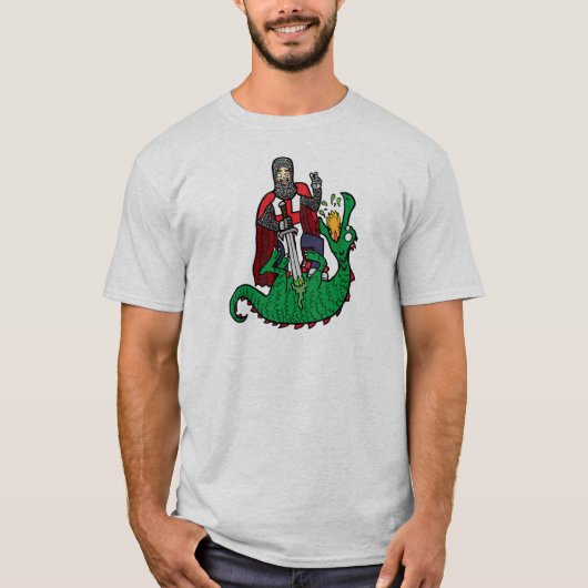St George und der Drache T-Shirt (Vorderseite)
