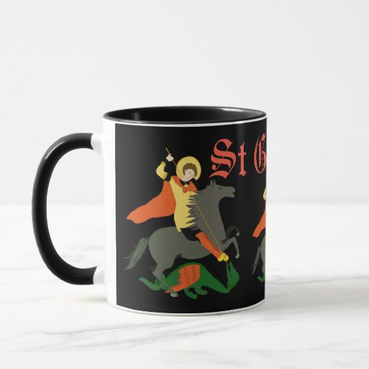 St. George und der Drache Tasse (Links)