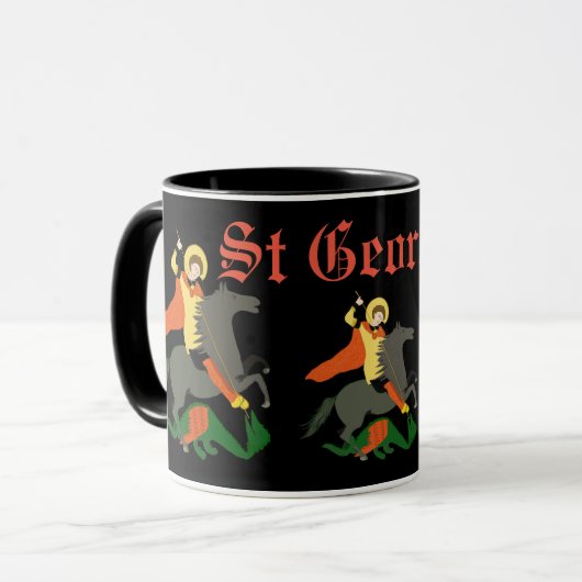 St. George und der Drache Tasse (Vorderseite Links)