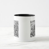 St George und der Drache Tasse (Zentrum)