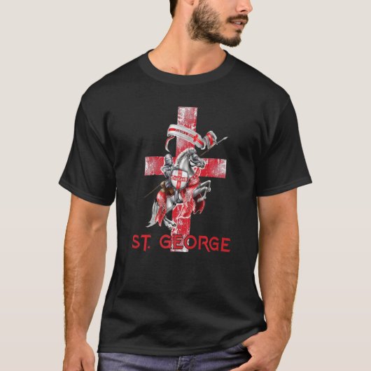 St. George und der katholische Drache T-Shirt (Vorderseite)