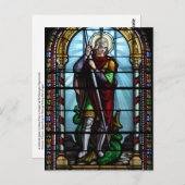 St. George und die Postkarte des Drachen (Vorne/Hinten)