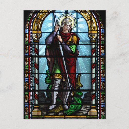 St. George und die Postkarte des Drachen (Vorderseite)