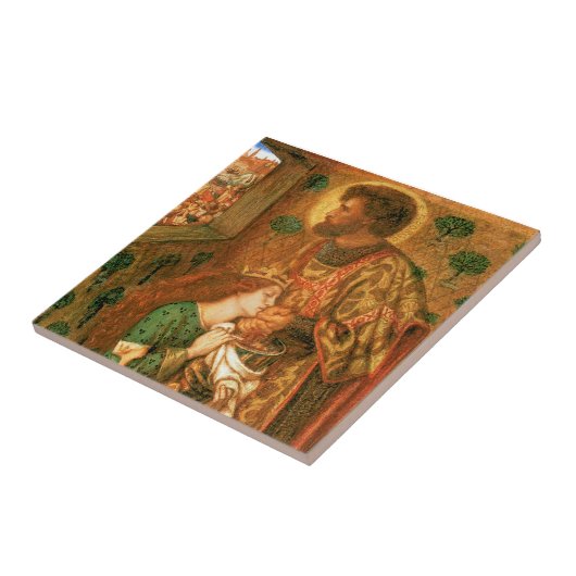 St. George und die Prinzessin Sabra Fliese (Seite)