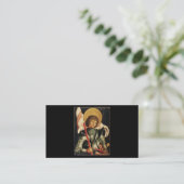 St George und Dragon Day Icon Art Ritter Catho Visitenkarte (Stehend Vorderseite)