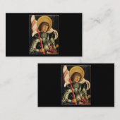 St George und Dragon Day Icon Art Ritter Catho Visitenkarte (Vorne/Hinten)