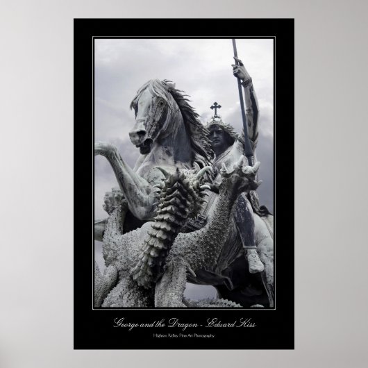 St George und Dragon, Galerie-Stil Poster (Vorne)