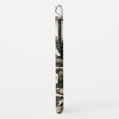 ST. GEORGE UND DRAGON , Schwarz-weiß Case-Mate iPhone Hülle (Hinten/Links)