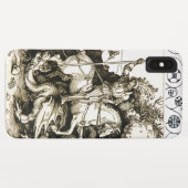 ST. GEORGE UND DRAGON , Schwarz-weiß Case-Mate iPhone Hülle (Rückseite (Horizontal))