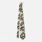 ST. GEORGE UND DRAGON , Schwarz-weiß Krawatte (Rückseite)