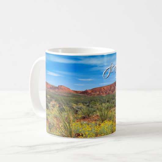 St George, Utah Kaffeetasse (Vorderseite Links)