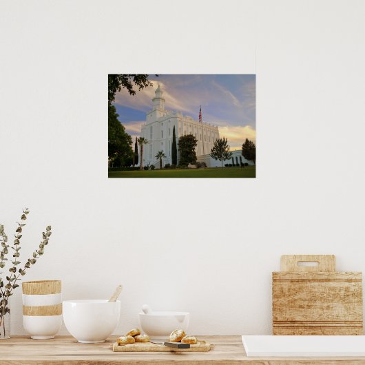 St. George Utah, LDS Temple Poster (Küche)