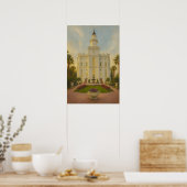 St. George Utah Temple Painting™ LDS Art Poster (Küche)