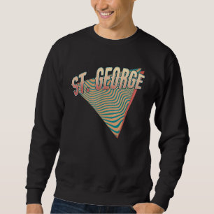 St George Utah Throwback Vintag Retro Sweatshirt