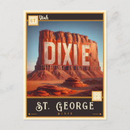St. George, Utah | VINTAG Postkarte