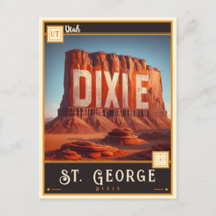 St. George, Utah   VINTAG Postkarte