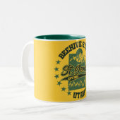 St. George, Utah Zweifarbige Tasse (Vorderseite Links)