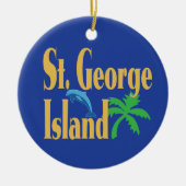 St- Georgeinsel Florida Keramik Ornament (Vorne)