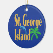 St- Georgeinsel Florida Keramik Ornament (Links)