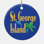 St- Georgeinsel Florida Keramik Ornament (Hinten)