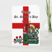 St. George's Day Grußkarte (Nürnberger Version) Karte (Vorderseite)