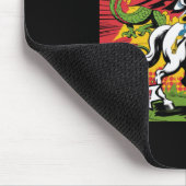 St. George's Day In Pop Art Sticker Mousepad (Ecke)