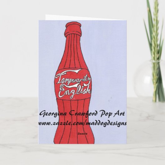 St. George's Day Karte (Rückseite)