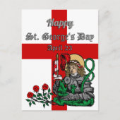 St. George's Day Postcard (Nürnberger Version) Postkarte (Vorderseite)