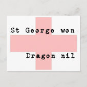 St. George's Day Postkarte (Vorderseite)