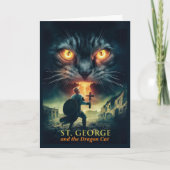 St Georges Day, Saint George und Dragon Karte (Vorderseite)