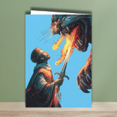 St Georges Day, Saint George und Dragon Karte