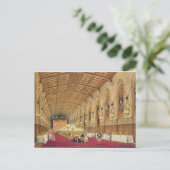 St. George's Hall, Windsor Castle, 1838 (Farbe bel Postkarte (Stehend Vorderseite)