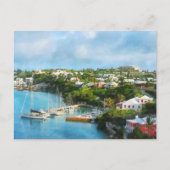 St. George's Harbour, Bermuda Postkarte (Vorderseite)