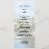 St. George's Harbour, Bermuda Wedding Program Programm (Vorderseite)