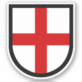 St. George's Shield - 1-Up-Kontakt Aufkleber