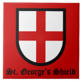 St. George's Shield Fliese (Vorderseite)