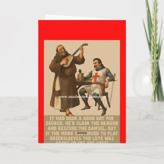 St.-Georgs-Tag Karte (Rückseite)